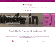 Tablet Screenshot of made-in-3d.fr